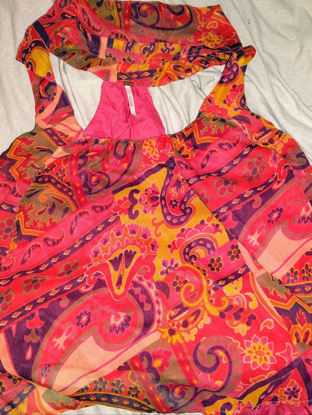 Paisley Free People Halter Top